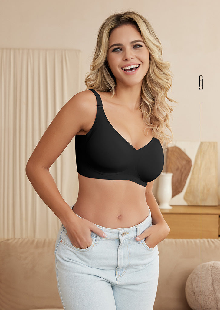 V Neck Full Coverage Seamless Bras