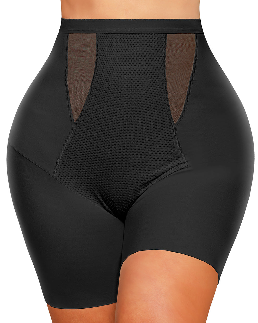 Mid-High Waist Shaping Shorts