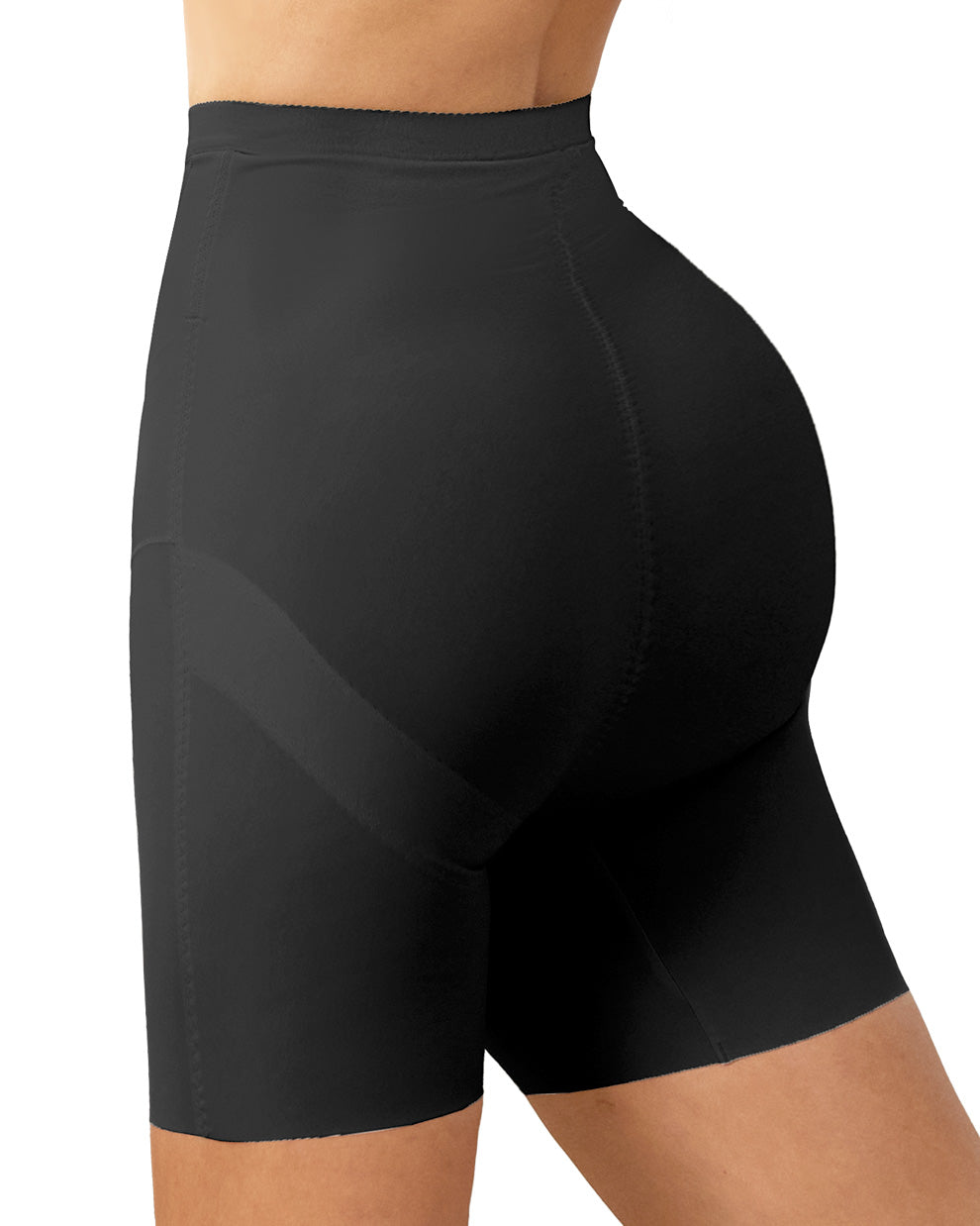 Mid-High Waist Shaping Shorts